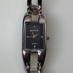 Kimio Black and Silver Quartz Watch